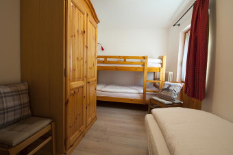 camera con letto a castello